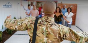 Military family Celebrating National DIY Day on April 2nd