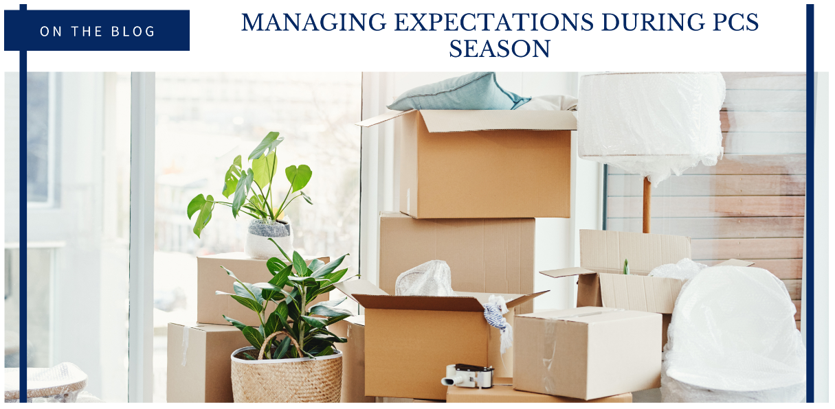 Managing Expectations during PCS Season