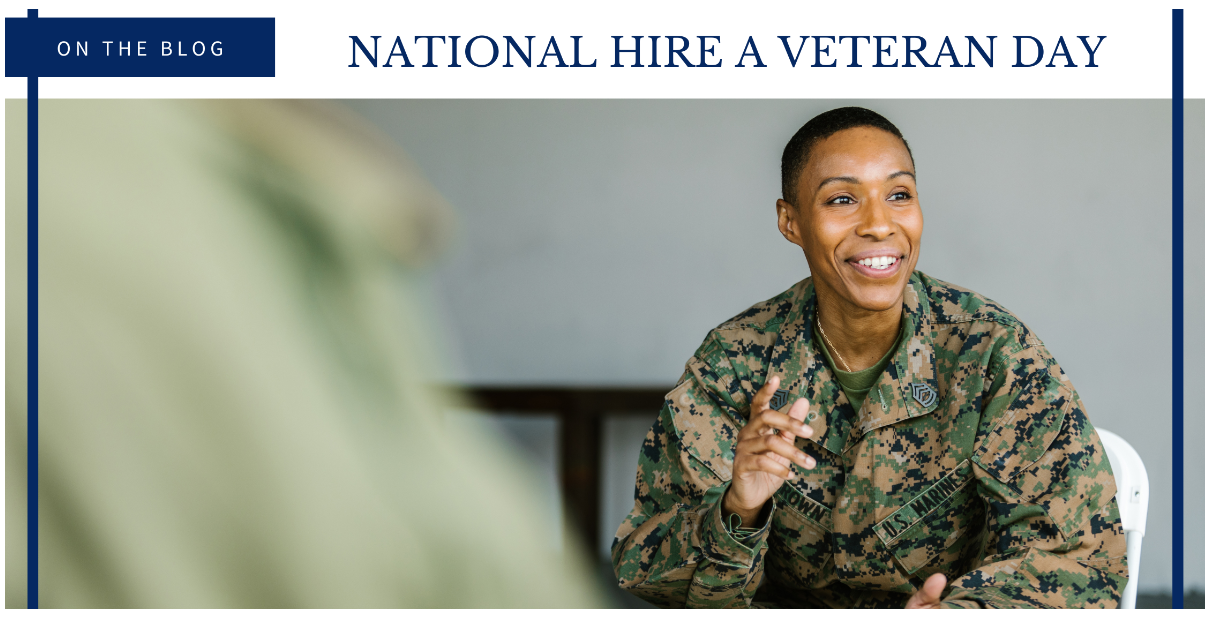 National Hire A Veteran Day: July 25, 2024