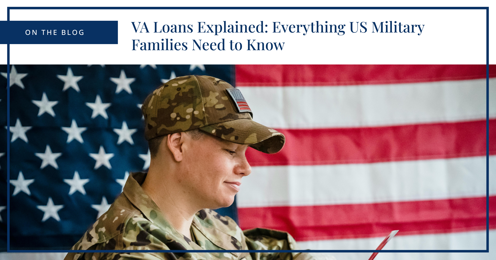 Service member eligible for VA housing loan program